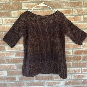 Elsamanda by Anthropologie Wool Blend Knit Sweater Medium